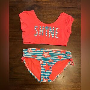 Justice SHINE swimsuit size 16